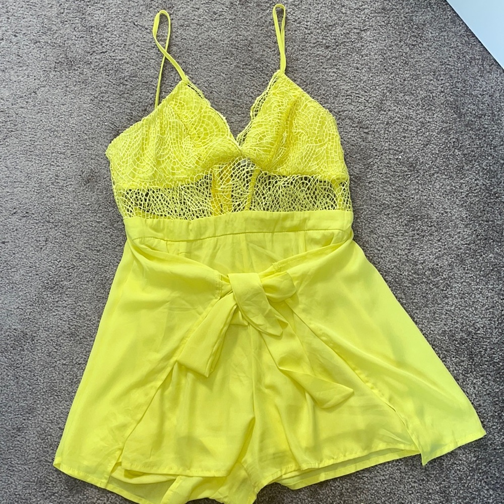 Fashion Nova neon romper